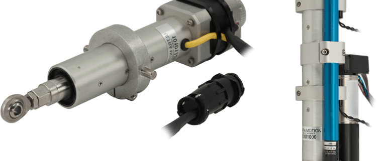 Linear Actuators with Trunion and External Potentiometer