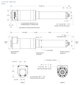 Servo Cylinder Datasheet